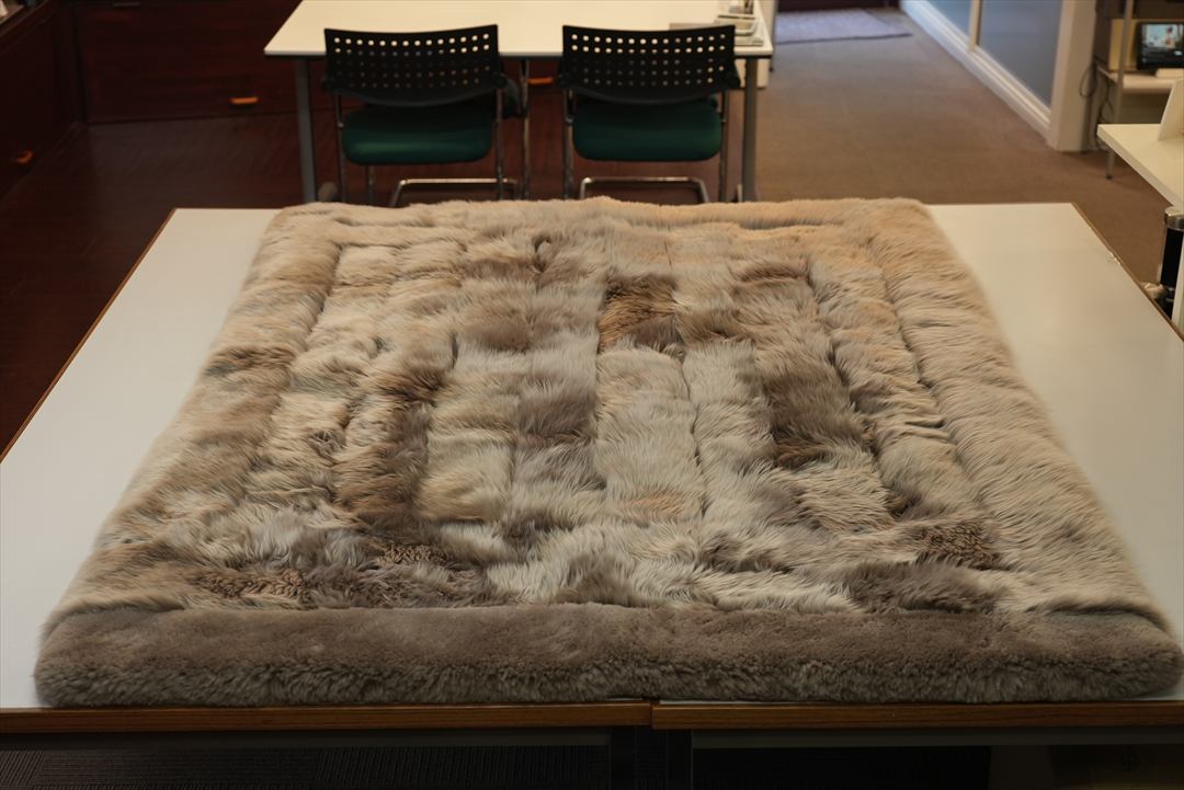 ムートン,掛け布団,シングル,マスダ,日本製,尼崎,グートン,表地